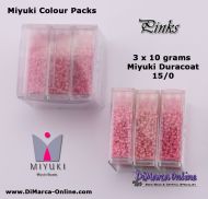 *15-MCP4 Pink Duracoat Opaque Colour Pack 15/0 Miyuki 