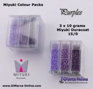*15-MCP3 Purple Duracoat Opaque Colour Pack 15/0 Miyuki 