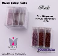 *15-MCP9 Red Duracoat Opaque Colour Pack 15/0 Miyuki 