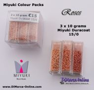 *15-MCP8 Rose Duracoat Opaque Colour Pack 15/0 Miyuki 
