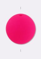 RB6-25123 Neon Hot Pink Round Beads 6 mm - 50 x