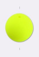 RB6-25121 Neon Yellow Round Beads 6 mm - 50 x