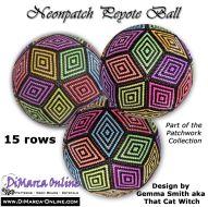 Tutorial 15 rows - Neonpatch Peyote Ball incl. Basic Tutorial (download link per e-mail)