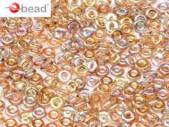 O-00030/98532 Crystal Rainbow Brown O-Beads