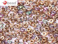 O-00030/98533 Crystal Rainbow Copper O-Beads