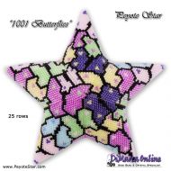 Tutorial 25 rows - 1001 Butterflies 3D Peyote Star + Basic Tutorial (download link per e-mail)