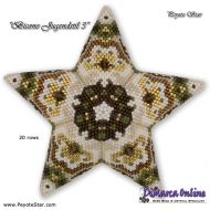 Tutorial 20 rows - Bicone Jugendstil 3 - 3D Peyote Star + Basic Tutorial (download link per e-mail)