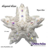 Tutorial 15 rows - Layered Lace 3D Peyote Star + Basic Tutorial Little 3D Peyote Star (download link per e-mail)