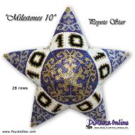 Tutorial 28 rows - Milestones 10 - 3D Peyote Star + Basic Tutorial (download link per e-mail)