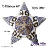 Tutorial 28 rows - Milestones 40 - 3D Peyote Star + Basic Tutorial (download link per e-mail)