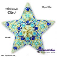 Tutorial 25 rows - Moroccan Tiles 1 - 3D Peyote Star + Basic Tutorial (download link per e-mail)