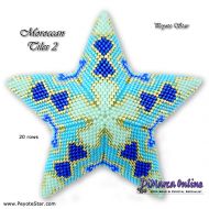 Tutorial 20 rows - Moroccan Tiles 2 - 3D Peyote Star + Basic Tutorial Little 3D Peyote Star (download link per e-mail)