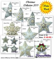 3D Pattern Value Pack - Christmas Collection 2019 - 3D Peyote Stars (12 x) + Basic Tutorial (download link per e-mail)