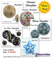 3D Pattern Value Pack - Christmas Snowflakes - 3D Peyote Stars and Balls + Basic Tutorial (download link per e-mail)