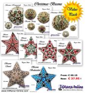 3D Pattern Value Pack - Christmas Bicone - 3D Peyote Stars and Balls + Basic Tutorial (download link per e-mail)