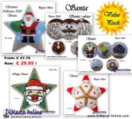 3D Pattern Value Pack - Santa - 3D Peyote Stars and Balls + Basic Tutorial (download link per e-mail)