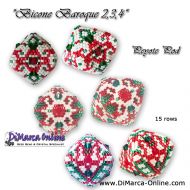 Tutorial 15 rows - Bicone Baroque 2, 3 & 4 - 3D Peyote Pod + Basic Tutorial (download link per e-mail)