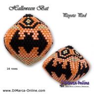 Tutorial 16 rows - Halloween Bat 3D Peyote Pod + Basic Tutorial (download link per e-mail)