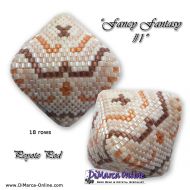 Tutorial 18 rows - Fancy Fantasy 1 - 3D Peyote Pod + Basic Tutorial (download link per e-mail)