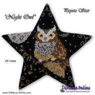 Tutorial 25 rows - Night Owl 3D Peyote Star + Basic Tutorial Little 3D Peyote Star (download link per e-mail)