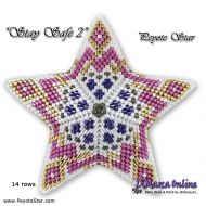 Tutorial 14 rows - Stay Safe 2 - 3D Peyote Star + Basic Tutorial (download link per e-mail)