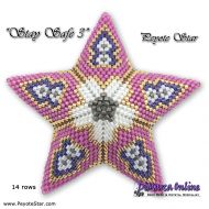 Tutorial 14 rows - Stay Safe 3 - 3D Peyote Star + Basic Tutorial (download link per e-mail)