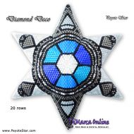 Tutorial 20 rows - Diamond Deco 3D Peyote Star + Basic Tutorial Little 3D Peyote Star (download link per e-mail)