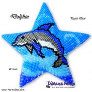 Tutorial 20 rows - Dolphin 3D Peyote Star + Basic Tutorial Little 3D Peyote Star