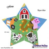 Tutorial 20 rows - Farm 3D Peyote Star + Basic Tutorial Little 3D Peyote Star (download link per e-mail)