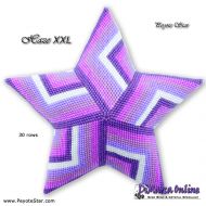 Tutorial 30 rows - Haze XXL 3D Peyote Star + Basic Tutorial Little 3D Peyote Star (download link per e-mail)