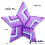 Tutorial 30 rows - Haze XXL 3D Peyote Star + Basic Tutorial (download link per e-mail)