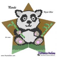 Tutorial 20 rows - Panda 3D Peyote Star + Basic Tutorial Little 3D Peyote Star (download link per e-mail)