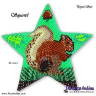 Tutorial 25 rows - Squirrel 3D Peyote Star + Basic Tutorial Little 3D Peyote Star