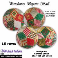 Tutorial 15 rows - Patchmas Peyote Ball incl. Basic Tutorial (download link per e-mail)