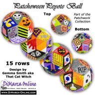 Tutorial 15 rows - Patchoween Peyote Ball incl. Basic Tutorial (download link per e-mail)