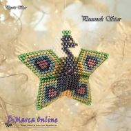 Tutorial 11 rows - Peacock 3D Peyote Star + Basic Tutorial Little 3D Peyote Star (download link per e-mail)