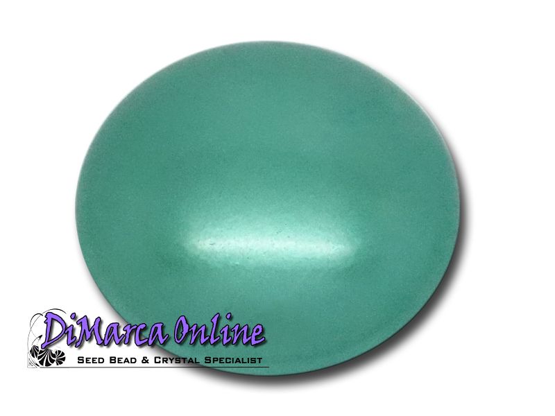 Cabochons Pearlized Glass Round 18 mm Par Puca