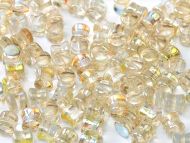 PL-00030/98534 Crystal Rainbow Lemon Pellet Beads - 60 x