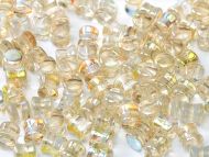 PL-00030/98534 Crystal Rainbow Lemon Pellet Beads - 60 x