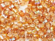 PL-00030/98535 Crystal Rainbow Orange Pellet Beads - 60 x