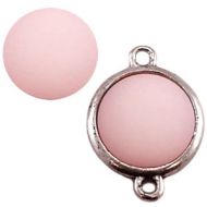 Pol Matt Light Rose 20 mm Round Cabochon Polaris