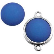 Pol Matt Sapphire 20 mm Round Cabochon Polaris