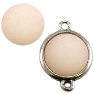 Pol Matt Silk Beige 20 mm Round Cabochon Polaris