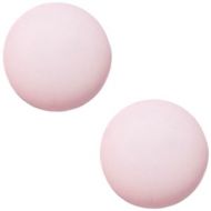 Pol Matt Soft Pink 20 mm Round Cabochon Polaris