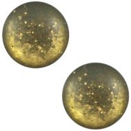 Pol Paipolas Matt Bronze Gold 20 mm Round Cabochon Polaris