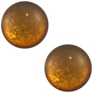 Pol Paipolas Matt Burnt Sienna 20 mm Round Cabochon Polaris