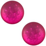 Pol Paipolas Matt Fuchsia 20 mm Round Cabochon Polaris