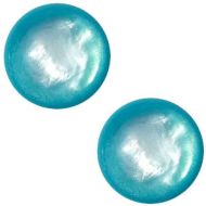 Pol Pearl Shine Indicolite 20 mm Round Cabochon Polaris