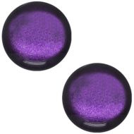 Pol Soft Tone Shiny Deep Purple 20 mm Round Cabochon Polaris