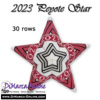 Tutorial 30 rows - 2023 3D Peyote Star + Basic Tutorial (download link per e-mail)